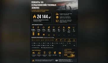Более 24 тысяч гектаров сельхозземель пострадали от пожаров в Хасаке