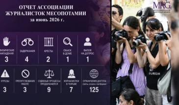 Отчёт MKG: в июне были арестованы двое журналистов, ещё четверо подверглись задержанию