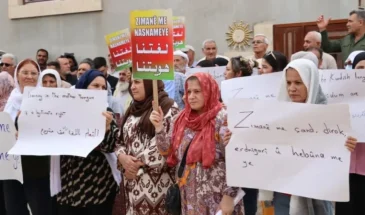 В Амуде семьи учащихся протестовали против ограничения преподавания курдского языка