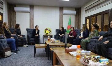 Делегация из Северного Курдистана посетила учреждения Хасаки и встретилась с командующими ЖОС