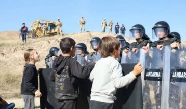 В Амеде второй день продолжается протест против строительства солнечной электростанции Zenkar 2