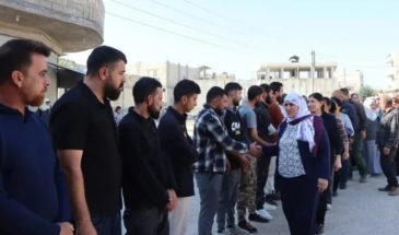 В Кобани семьи павших бойцов посетили с соболезнованиями